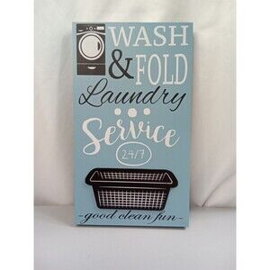 Laundry Room Wall Art Wood‎